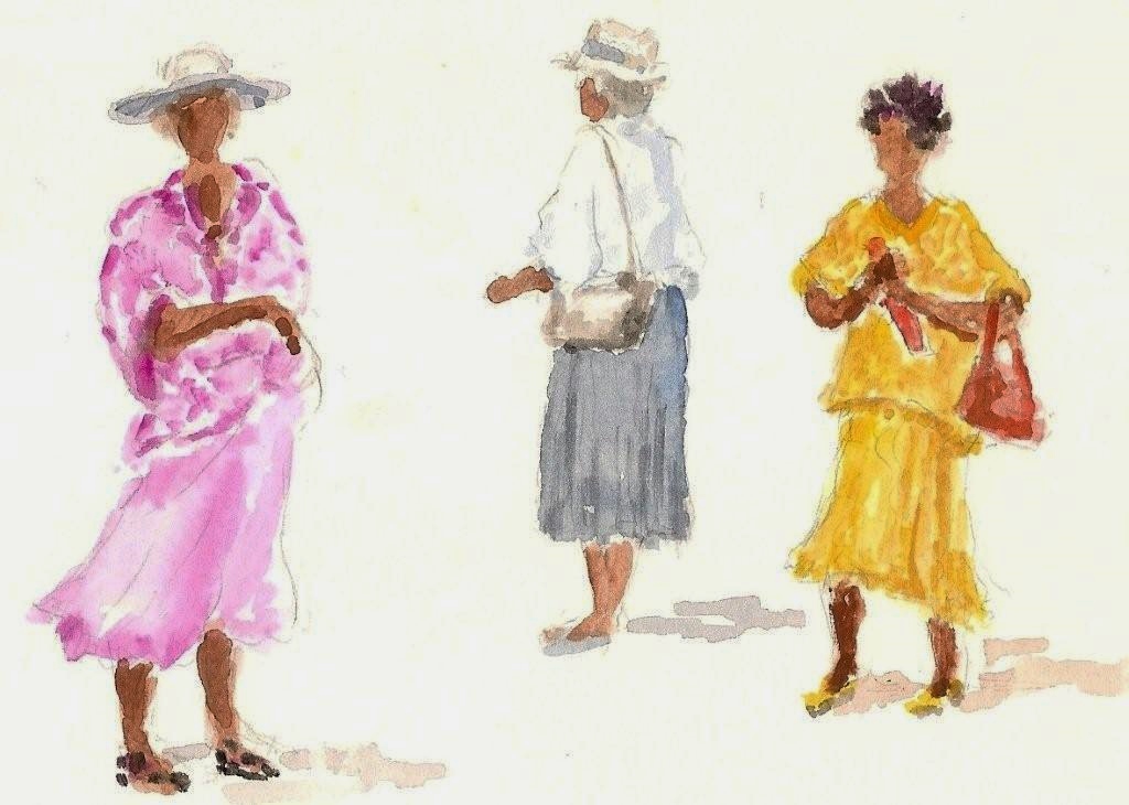 Martinique, habits du dimanche