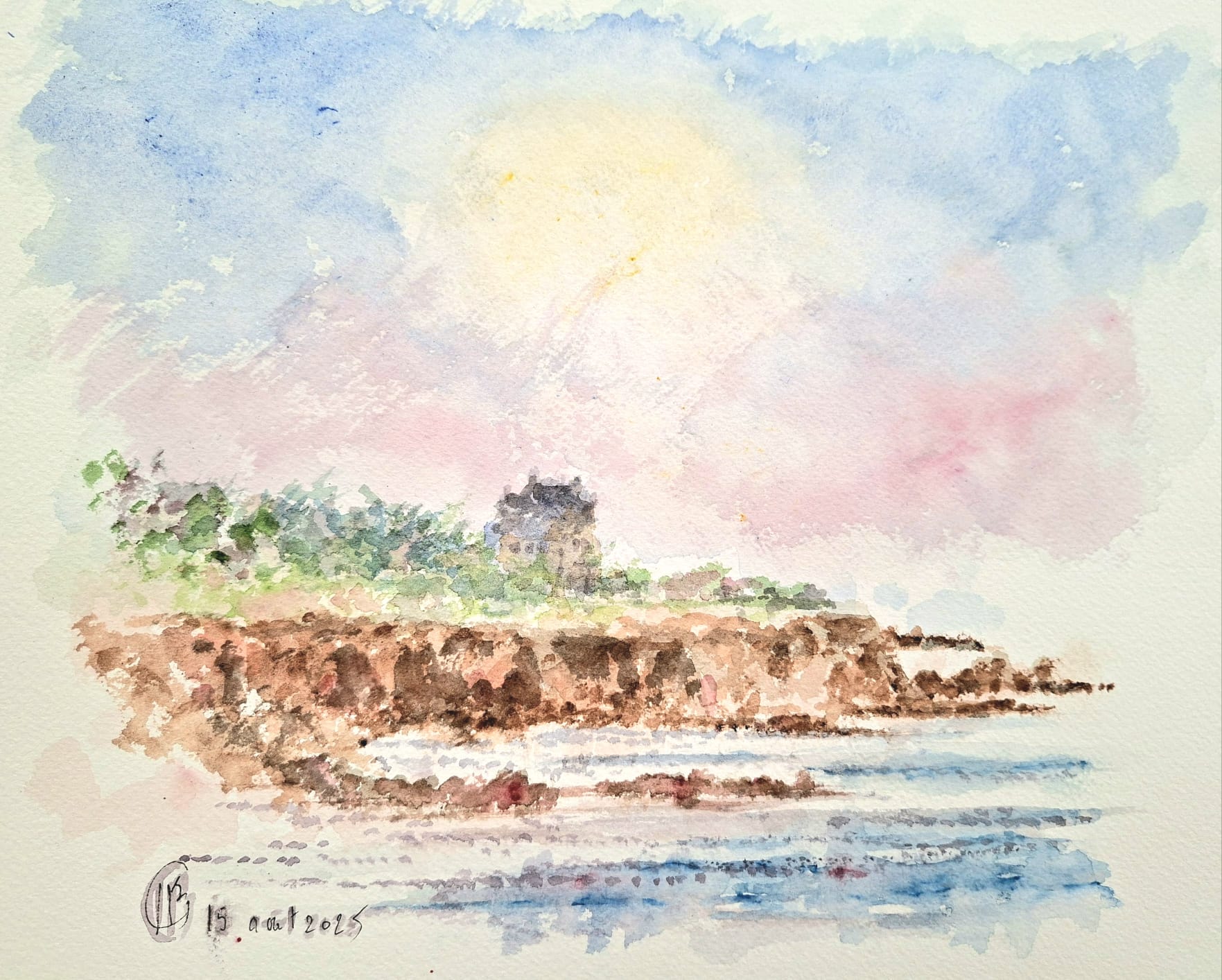 Le Croisic, maison sur la côte rocheuse