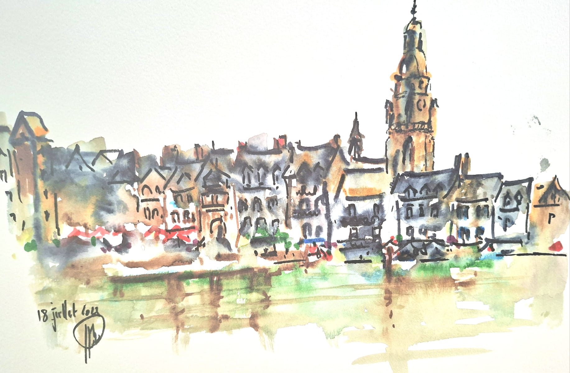 Le Croisic, le port et le clocher
