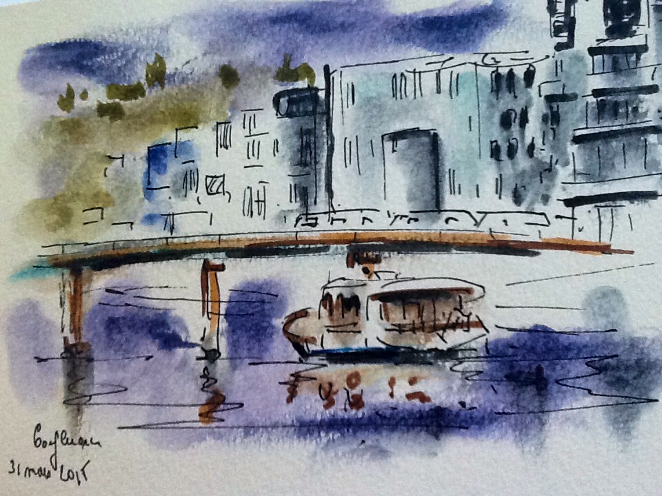 Lyon, la marina de la Confluence