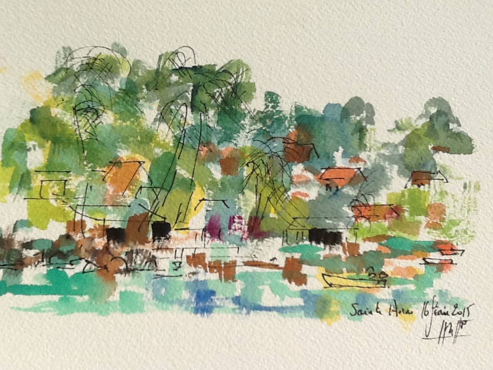 Sainte-Anne, le village au bord de l’eau