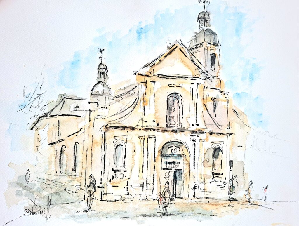 Rennes, une église du centre historique