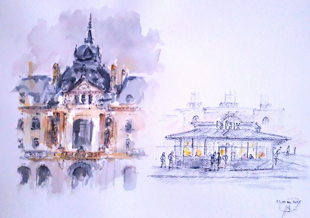 Rennes, place de la Mairie : Hôtel de Ville et Opéra