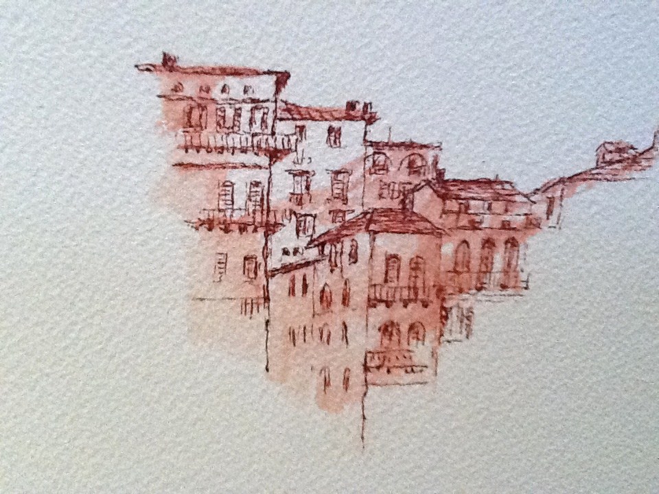 Toscane, façades d’un village perché