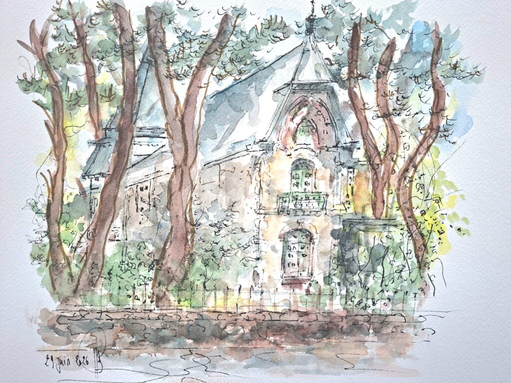 La Baule, villa aux hautes fenêtres