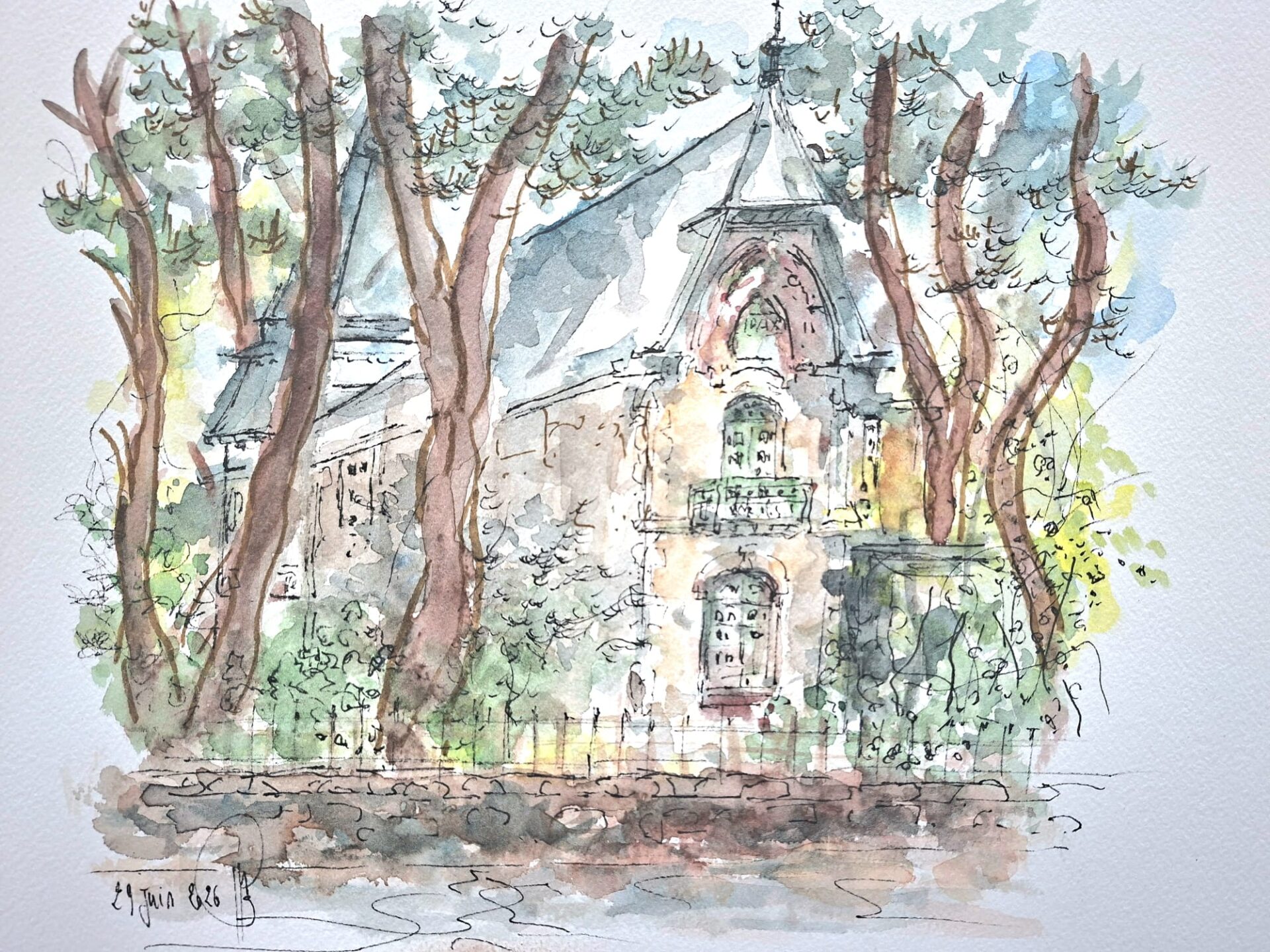 La Baule, villa aux hautes fenêtres